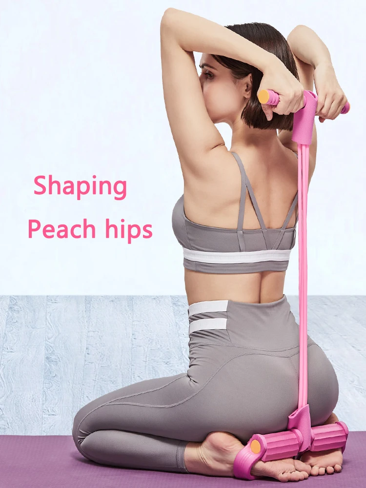 Многофункциональная эластичная веревка для бодибилдинга фитнес лента йоги