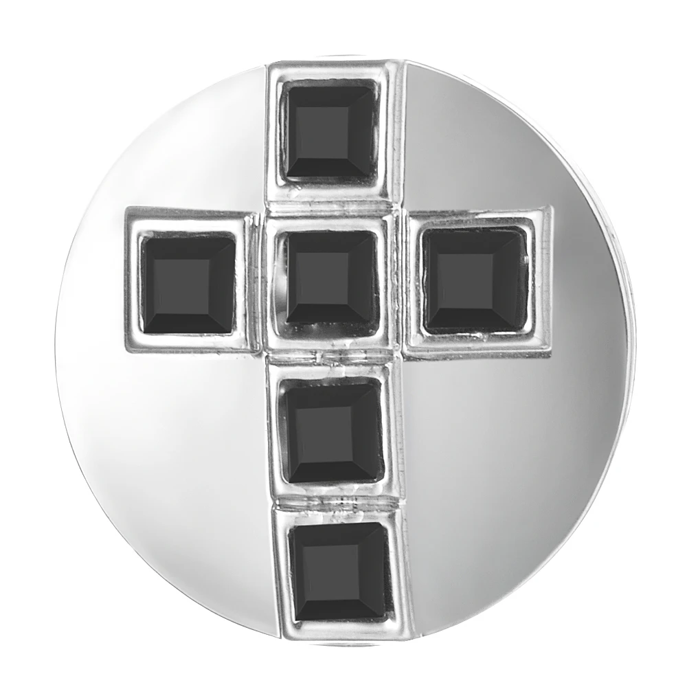 Оснастка ювелирные изделия религия крест круглые стразы 18 мм кнопки для оснастки