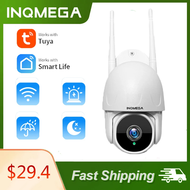 

IP-камера INQMEGA TUYA PTZ уличная с автоматическим отслеживанием, 1080P
