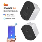 Умный диммер SONOFF D1 Wifi DIY для приложения eWelink Поддержка дистанционного управления 433 МГц Совместимость с Alexa Google Home Assistant