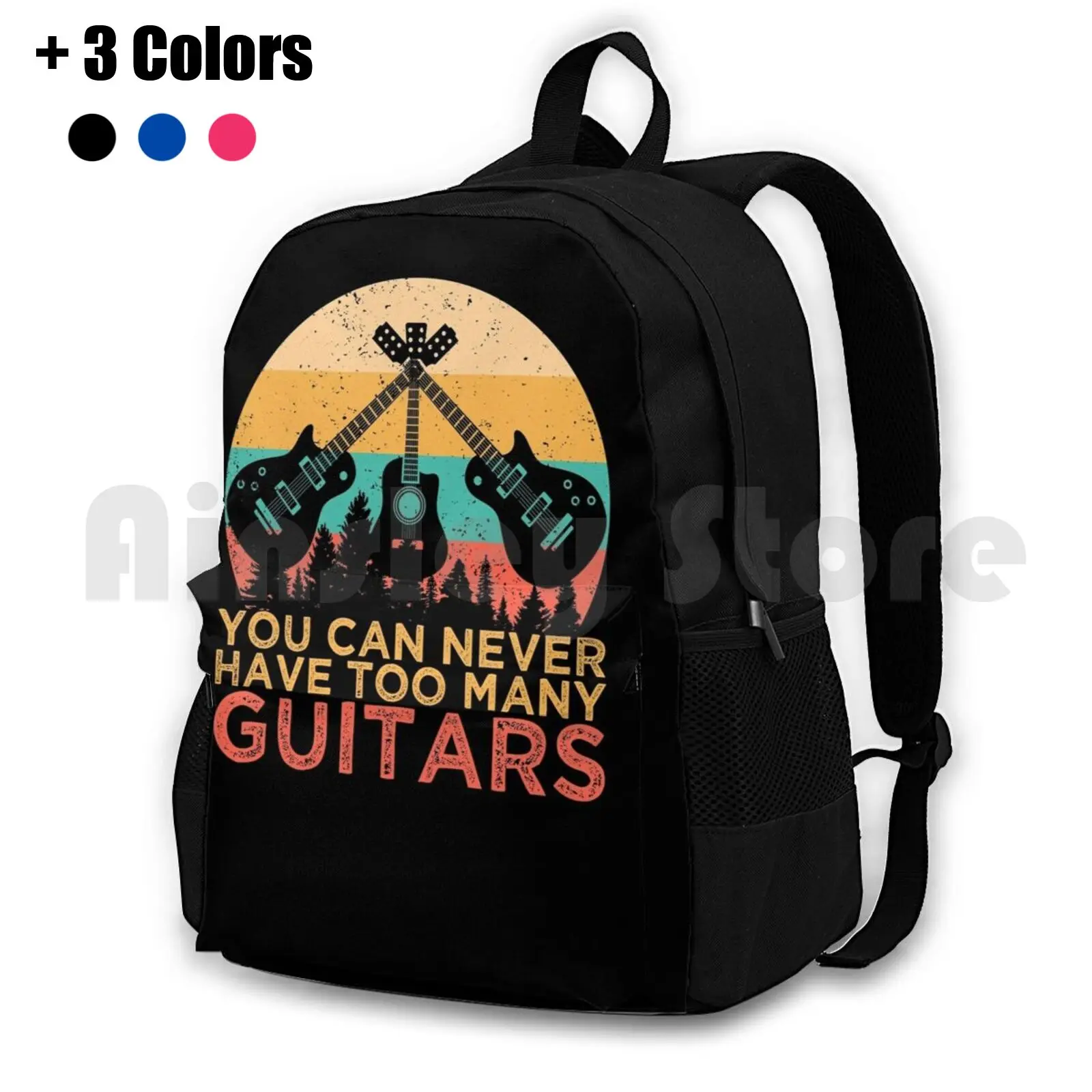 В винтажном стиле у вас никогда не будет много гитар уличный походный рюкзак