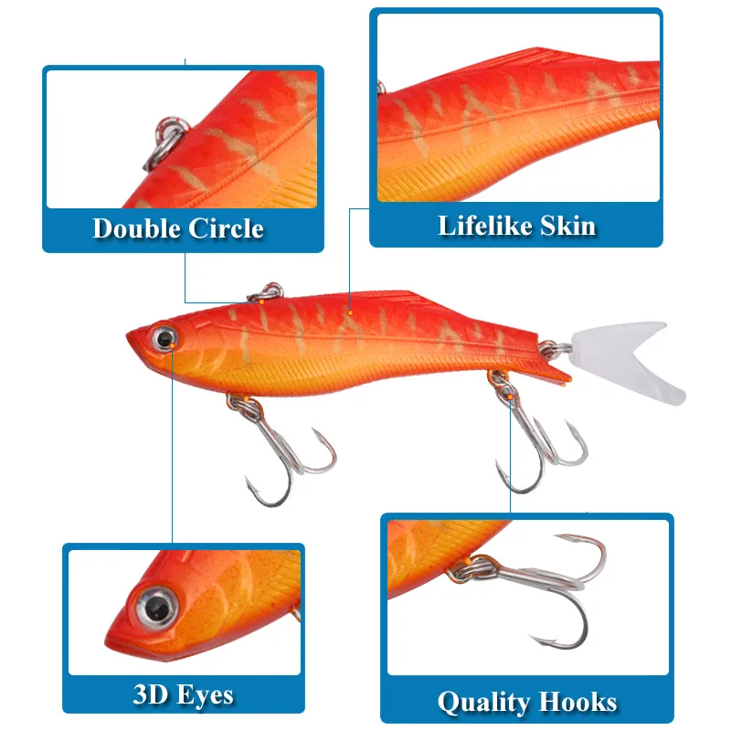 Рыболовные приманки isca искусственные Profundidade Vibrotail Рыбалка джиг приманка для