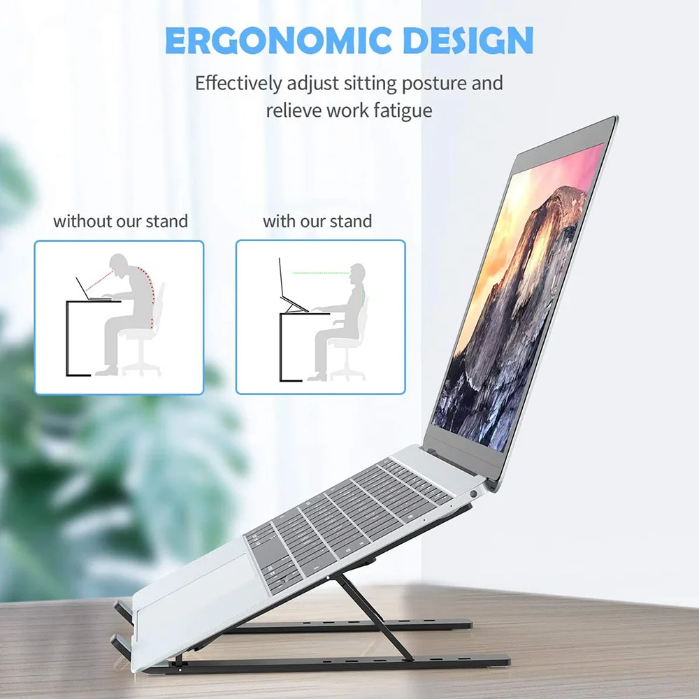 

Laptop holder for all MacBook Pro Air laptop holders foldable plastic tablet holder mobile phone holder heat sink holder lif