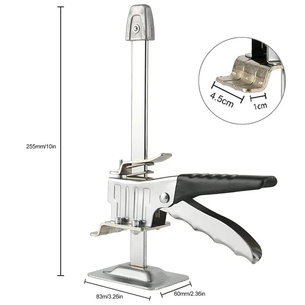 

Wall Brick Height Adjustment Stainless Steel Solid Lifter Labor Saving Arm Hand Jack Cabinet Lift Tool