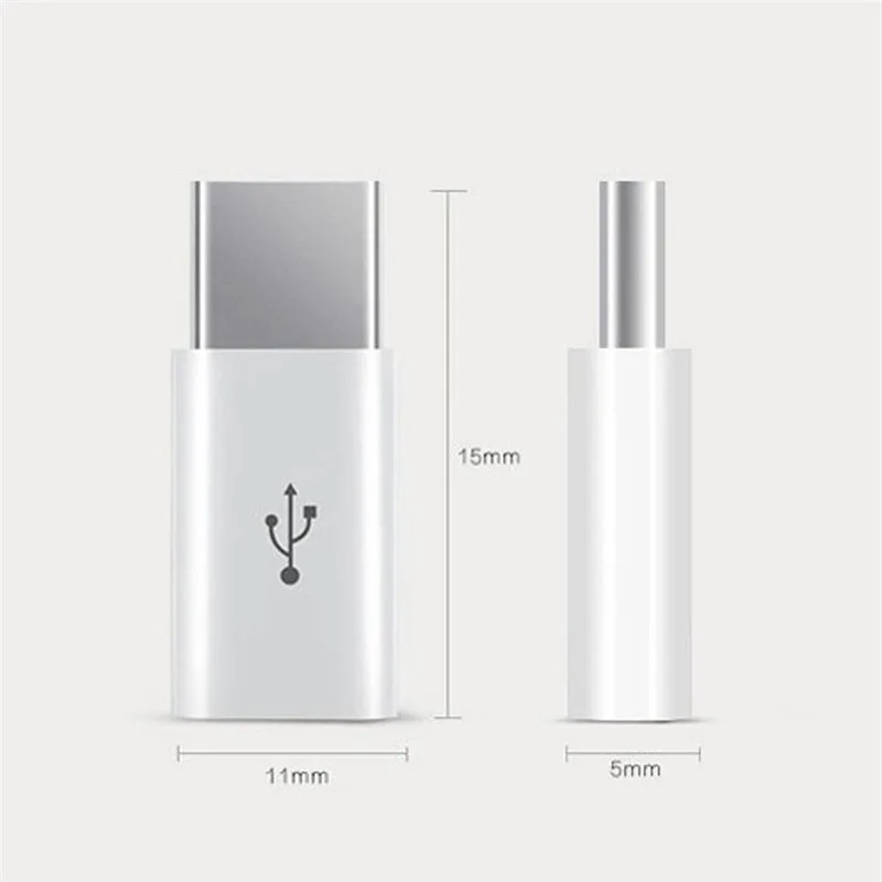 Mirco USB female to 3 1 type-C type Разъем быстрое зарядное устройство Интерфейс для ipad или