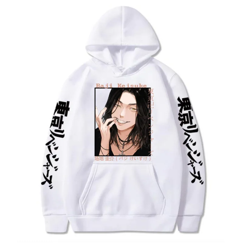 Толстовка мужская с капюшоном и принтом Токио Повседневная Уличная одежда