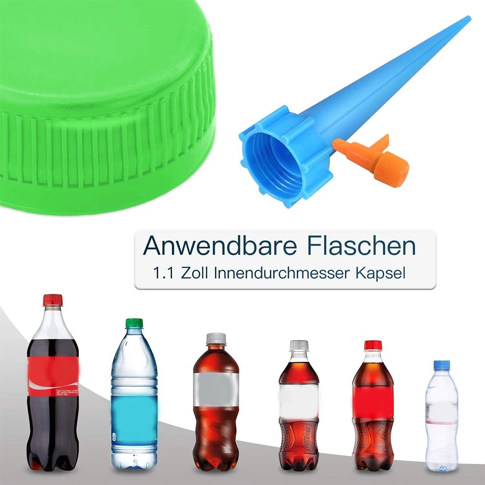 6 синих зеленых капельных стоек легко носить с собой Экологически чистая