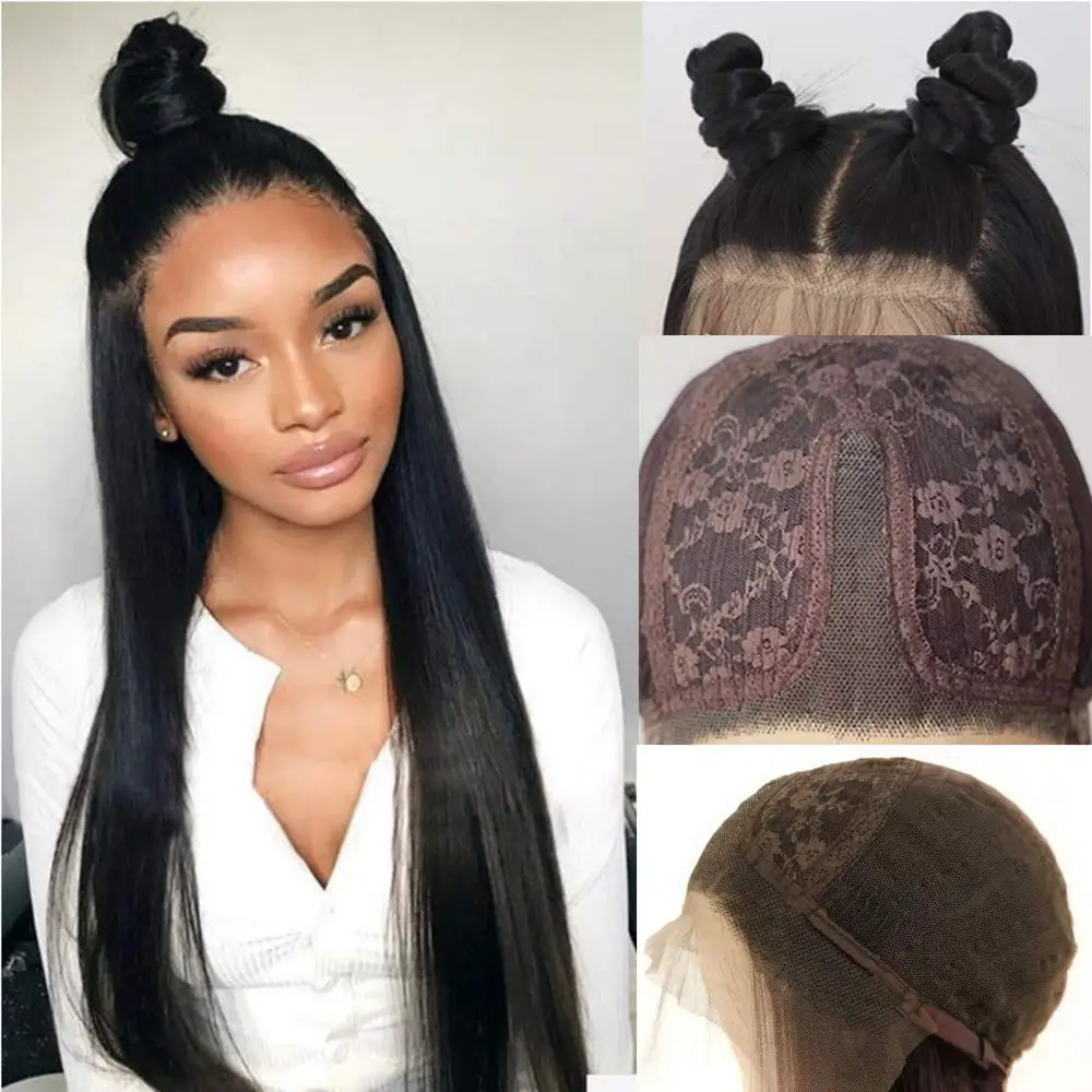 

Long Straight Synthetic Lace Front Wigs Heat Resistant Black Wig Natural Hair Wig For Women