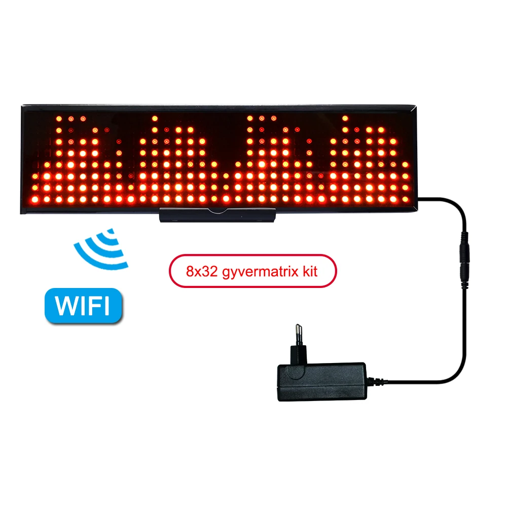 Гироскопическая матрица с Wi-Fi адресом GyverMatrix на управлении NodeMCU WS2812B гибкая панель