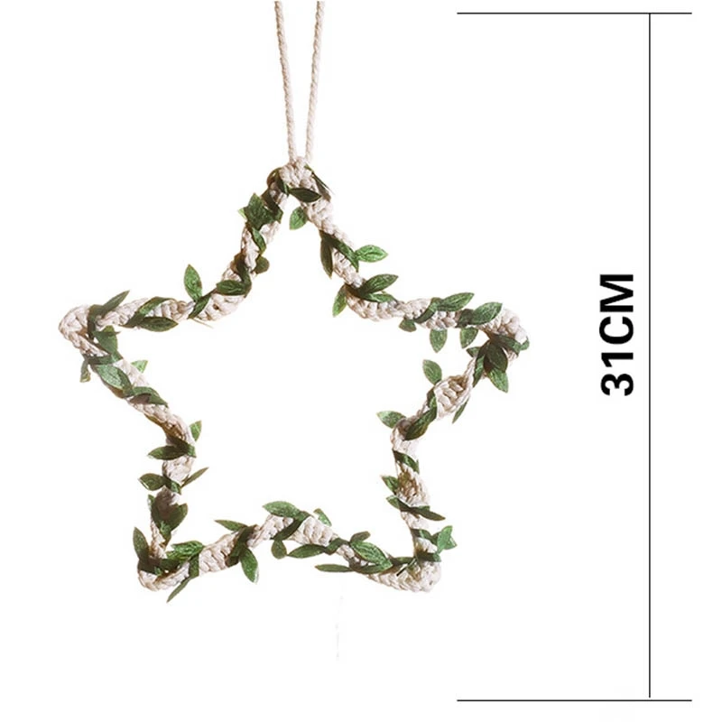 

Hand-Woven Star Wall Hanging Decoration Living Room Decoration Pendant Creative Fashion Home Gift Wall Room Decoration