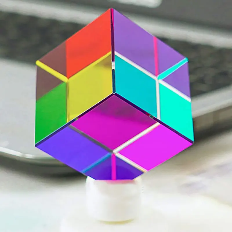 

CMY Mixing Color Cube 50mm (2 inch) CMYcube for Home or Office dcor STEM/STEAM Toys Science Learning Cube Easter Basket Stuffer