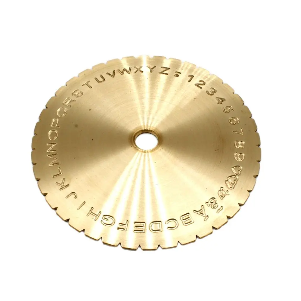 Буквенный циферблат диск со шрифтом внутреннее кольцо гравировальный станок