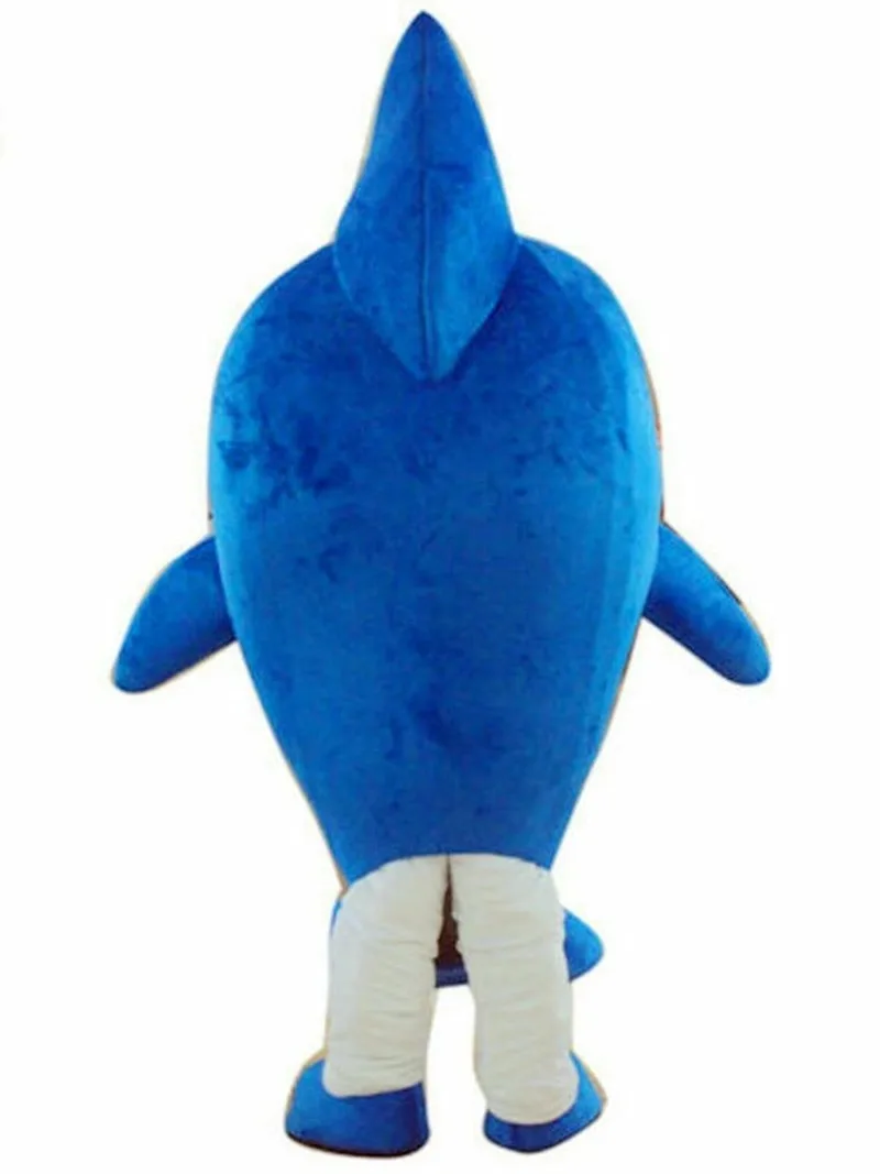 

1x Blue Shark Mascot Costume Whale Fancy Dress Adult Cosplay Animal Party Outfit Event Unisex Cartoon Apparel Cosplay Halloween