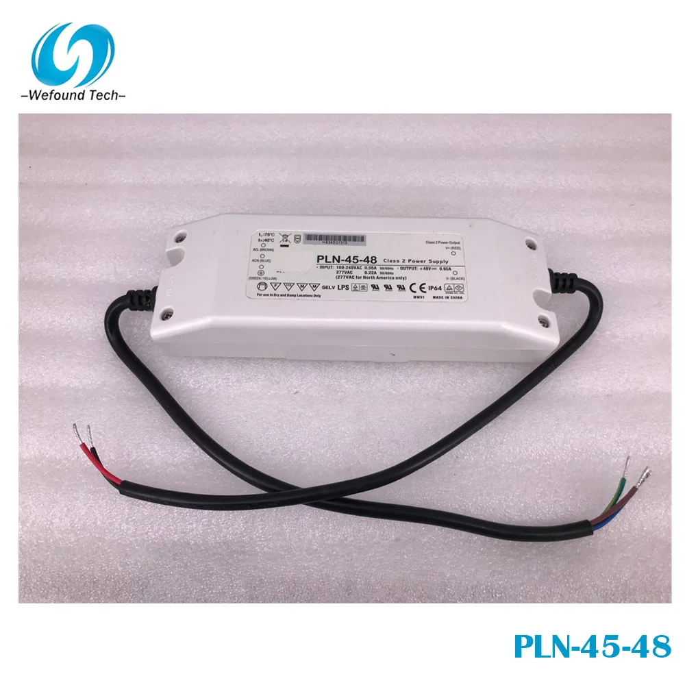 For PLN-45-48 45W 48V 0.95A Power Supply High Quality Fully Tested Fast Ship