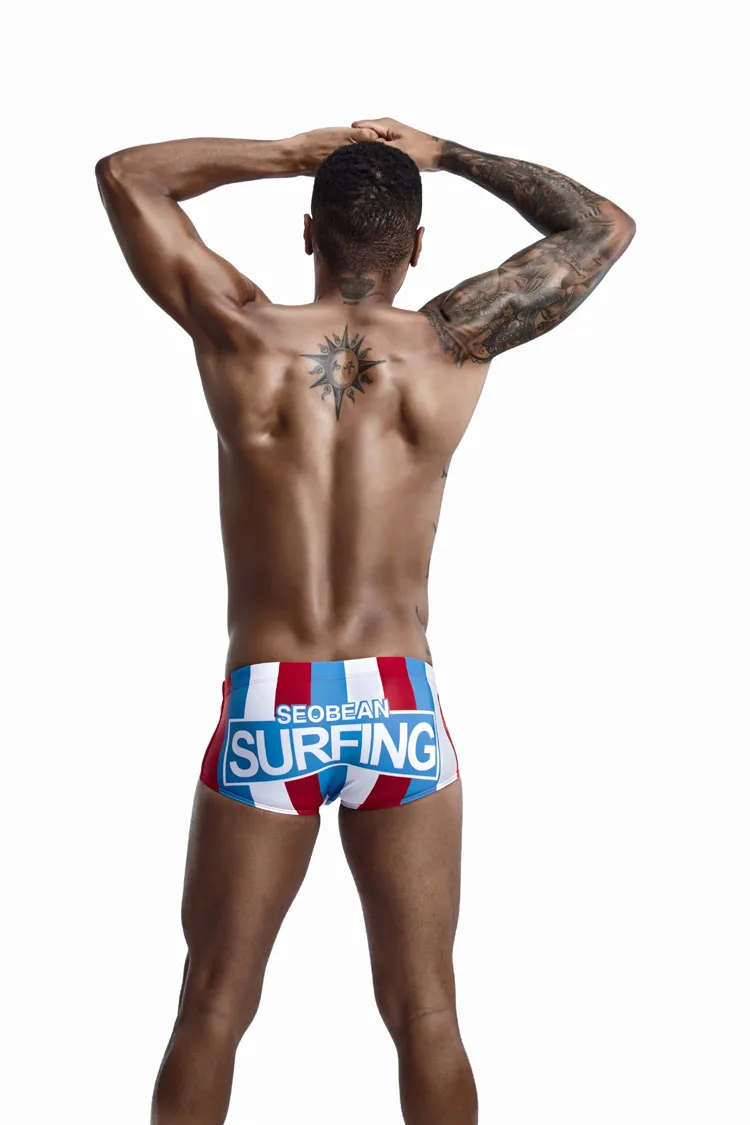 Мужская одежда для плавания Maillot De Bain, купальные костюмы для мальчиков, шорты-боксеры, мужские плавки, купальный костюм для серфинга, Sunga