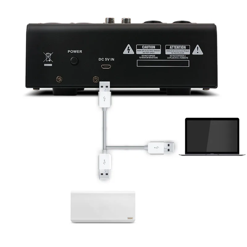 Профессиональный bluetooth Звуковая карта 4 канала смеситель USB маленький Миксер для домашнего караоке DJ Eauipment Динамик аудио Accesorry