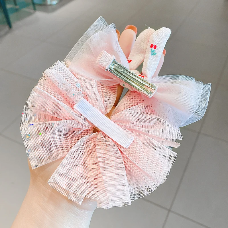 

Сетка заколка-бабочка супер Феи для девочки платье для принцессы задняя зажим для головы Детские Западный Стиль заколка для волос, украшени...