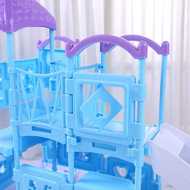 

1/12 Dollhouse Sliding Play Ladder Amusement Park Miniatures Girls Slide Garden Toys Doll House Accessories DXAD