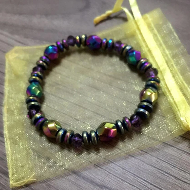 Женский браслет Черный желчный камень леди юбилей простой темперамент