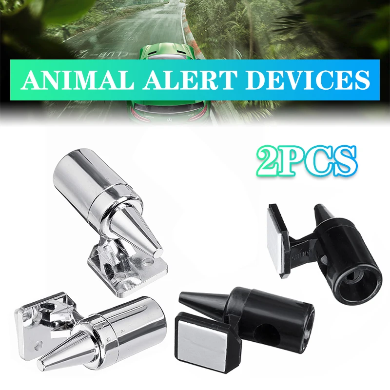 

2pcs Car Auto Animal Whistle Device Bell Deer Warning for Whistles Bells Safety Alert Device Wind Animal Repellent Safety Alert