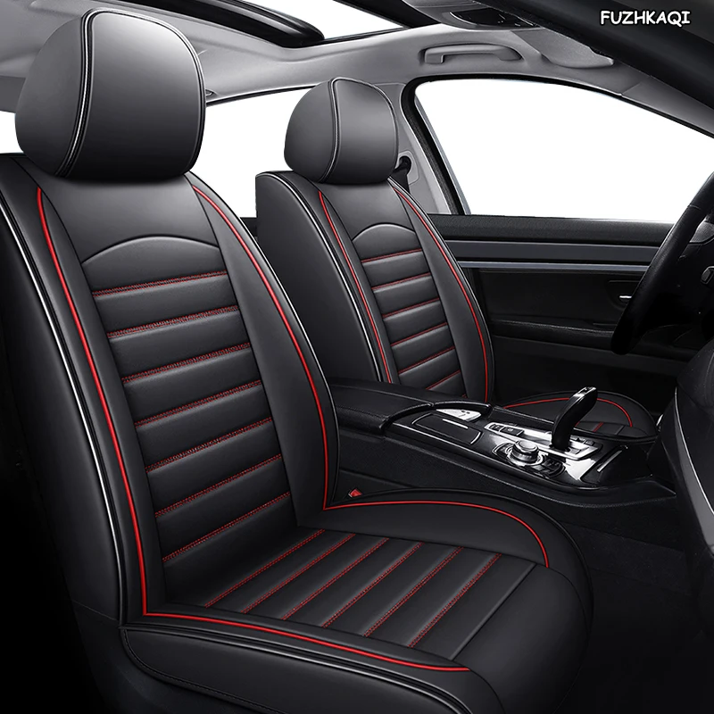 

Кожаные чехлы FUZHKAQI для автомобильных сидений для Range Rover sport Land Rover discovery freelander evoque Range Rover Velar, автомобильные сиденья