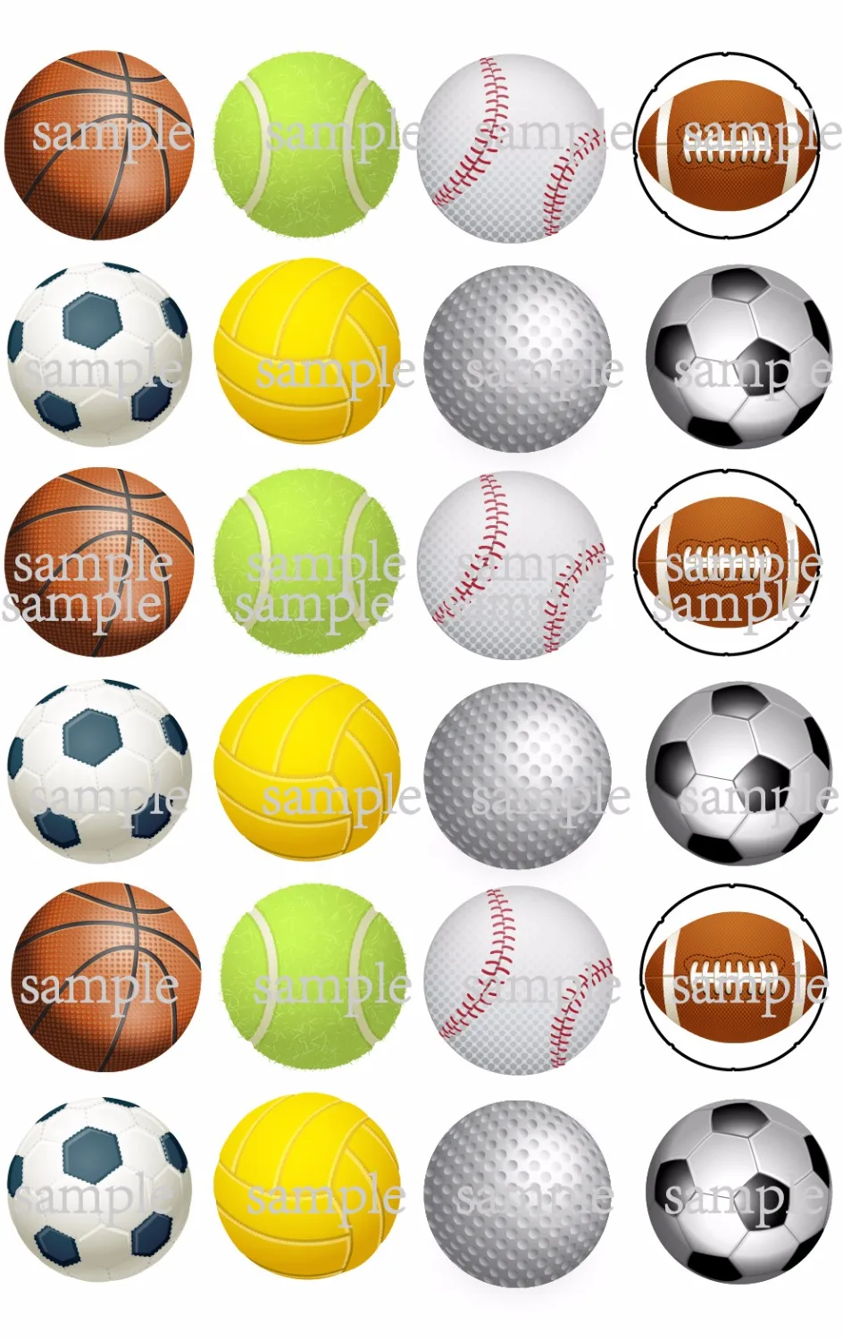 24 футбольные баскетбольные Носки для игры в гольф теннис Бейсбол съедобный торт