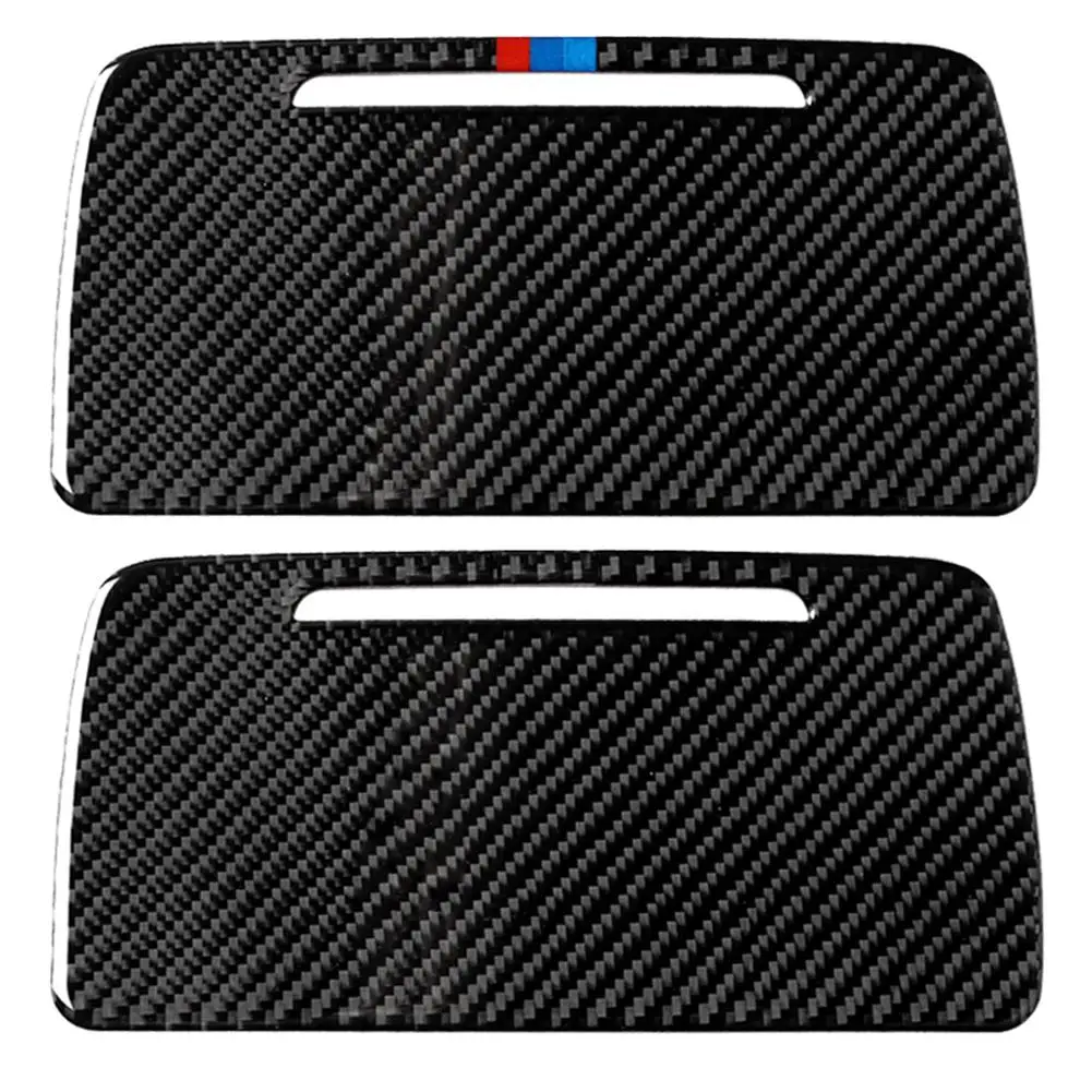 

Simplicity Carbon Fiber Sticker Center Console Storage Box Ashtray Panel Cover Trim Pure Color for BMW F10 2011-2017