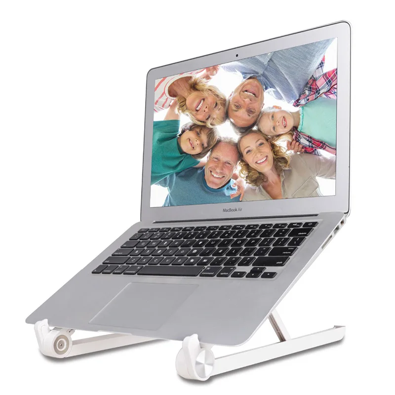 YPAY портативный складной держатель для ноутбука 11-15,6 дюймов Macbook регулируемый угол охлаждающая подставка для lenovo Dell acer ноутбук