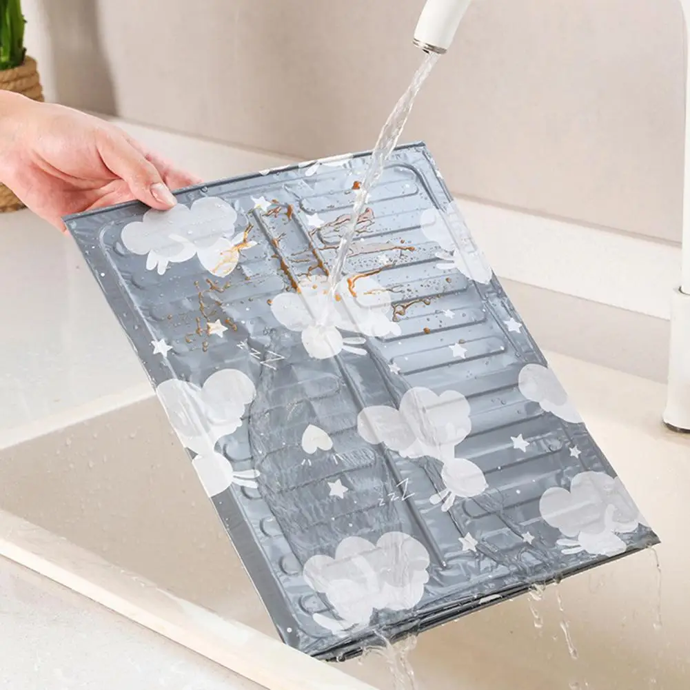 

Oil Baffle Sturdy Anti Splash Cover Safe Anti-Stain Practical Vegetable Fruit Washing Guard
