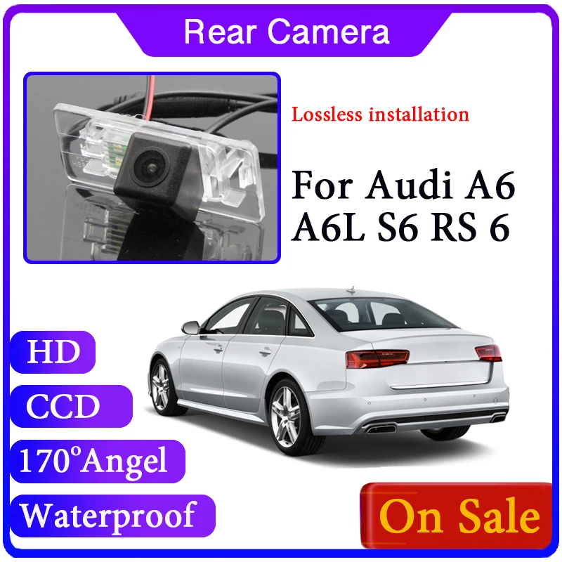 Автомобильная камера заднего вида для Audi A6 A6L C6 4F C7 4G 2004 ~ 2018 водонепроницаемая |