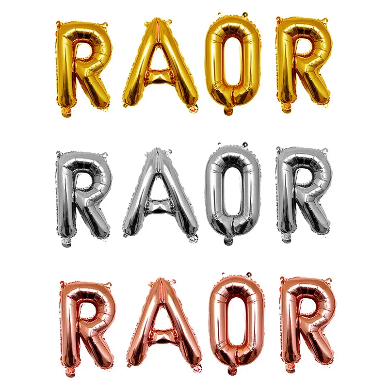 1 Набор 16 ''фольгированные воздушные шары милые буквы позволяет PAWTY вечерние