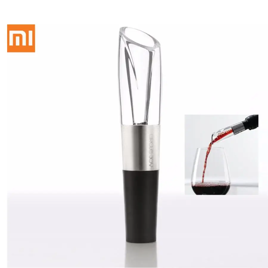 

NEW2022 XIAOMI Mijia CIRCLE JOY Stainless Steel Fast Decanter red Wine Decanter Variety of Wine Bottles Xmas christmas gift