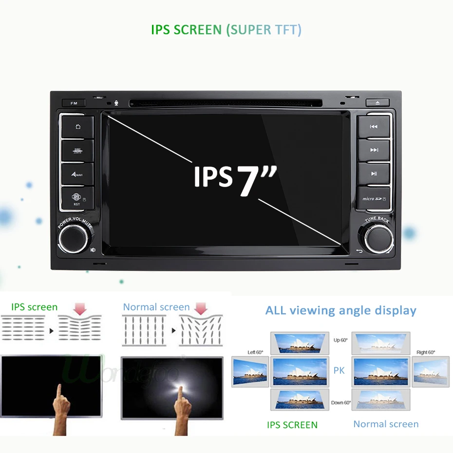 Ips DSP 8 Core 4G 64G 2 din Android 9,0 Автомобильный мультимедийный dvd-плеер gps Авторадио для VW/Volkswagen/Touareg/Multivan/T5 Автомагнитола