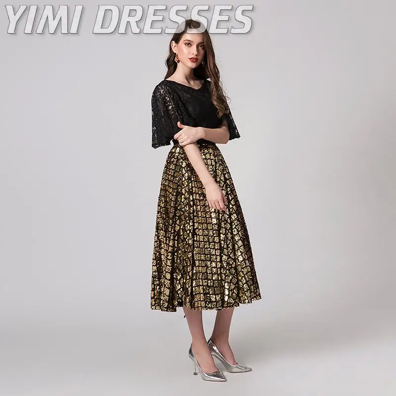 Сексуальные черные кружевные вечерние платья с блестками официальное платье