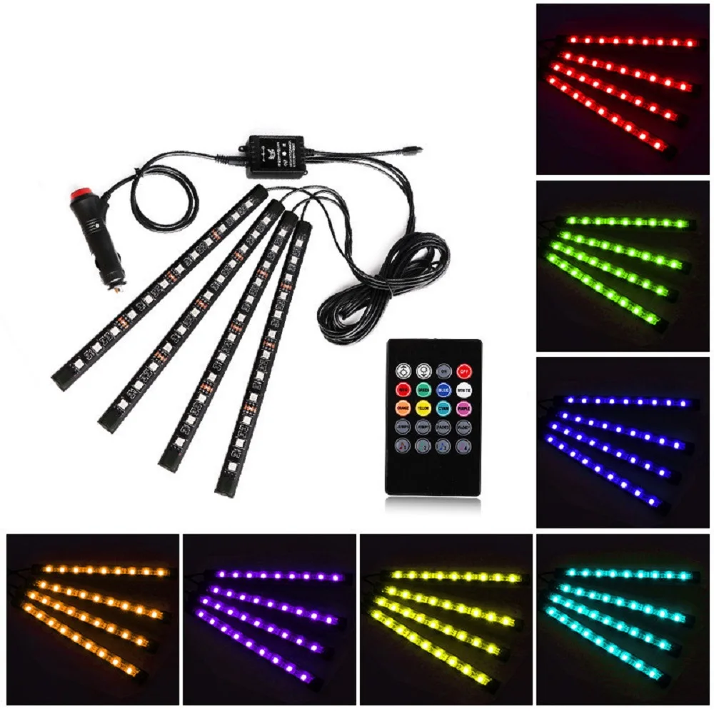 Светодиодная водонепроницаемая лента SMD5050 RGB многоцветная Автомобильная Лента