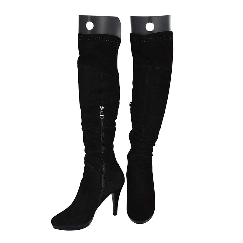 

5 Pairs (10 Sheets 14 Inch) Boot Shaper Reusable Boots Support Stand Form Inserts for Women and Men Black