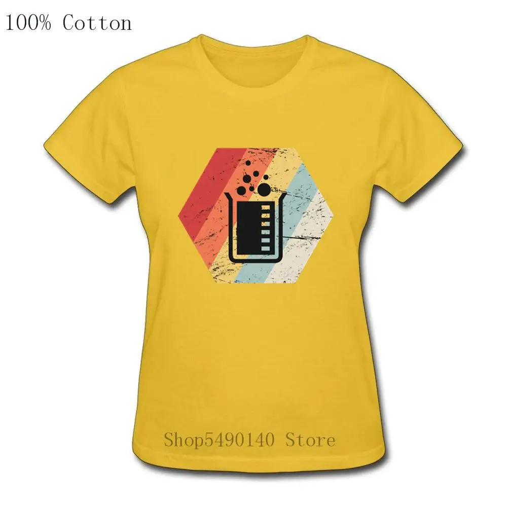 Женская футболка с периодической таблицей Винтажная изображением иконы научных