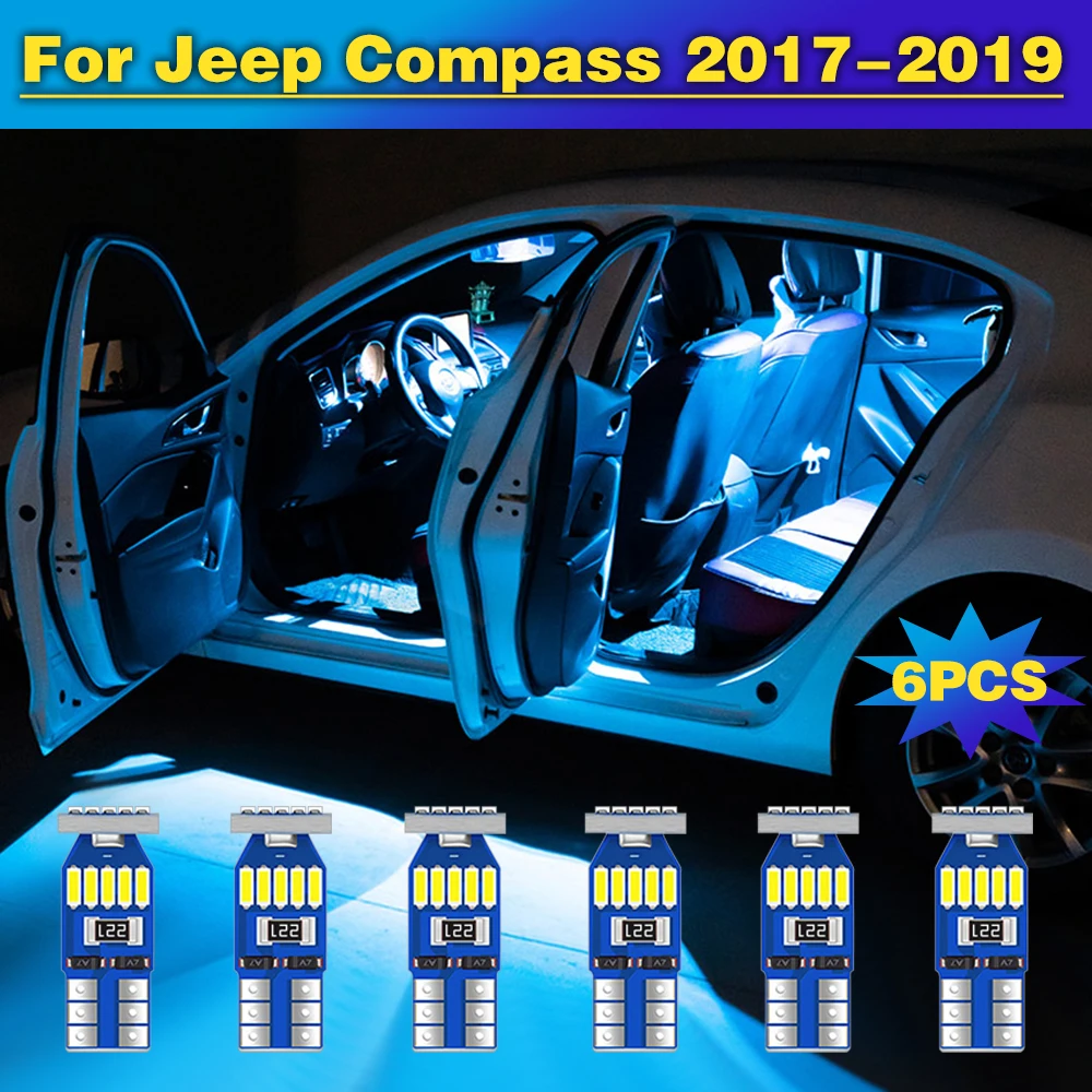 Автомобильные светодиодные лампы без ошибок 6 шт. купольная лампа для салона