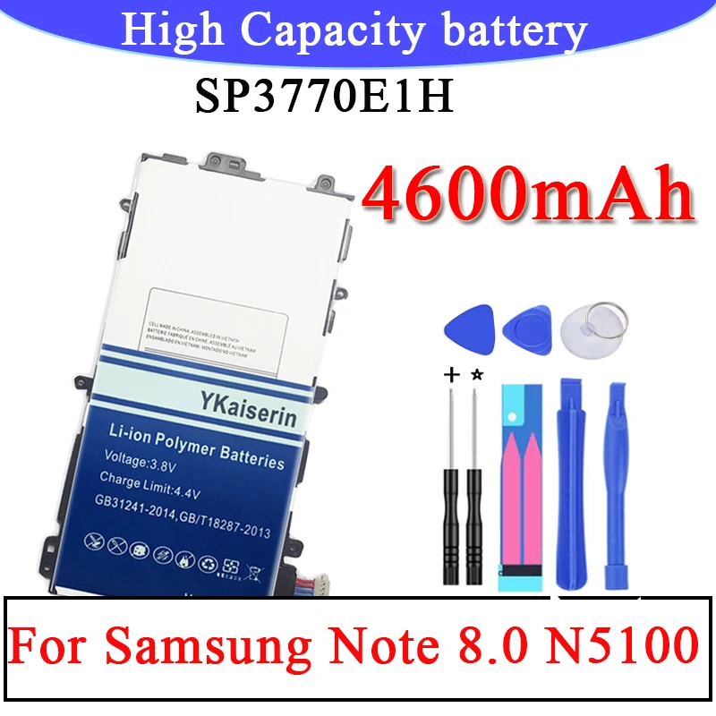 Аккумулятор SP3770E1H для планшета Samsung N5100 N5120 Galaxy Note 8 0 N5110 оригинальные сменные