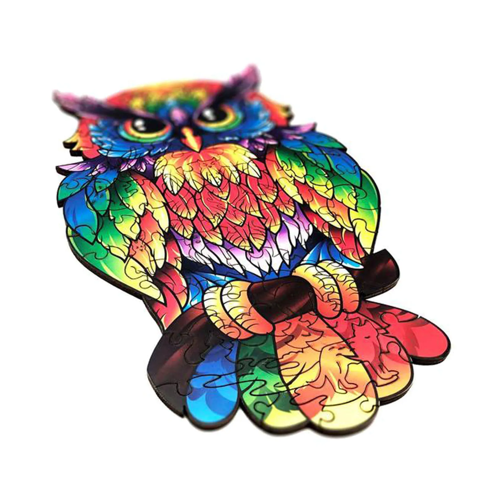 

Novelty 3D Owl Pattern Wooden Puzzle Board Game Home Parent-child Educational toy Puzzle Game For Children And Adults