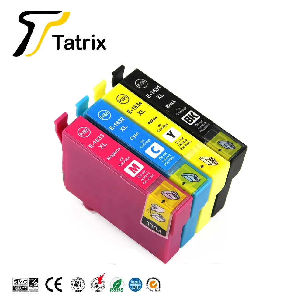 Tatrix для epson T1631 T1634 16 16XL совместимый чернильный картридж принтера рабочей силы 2010
