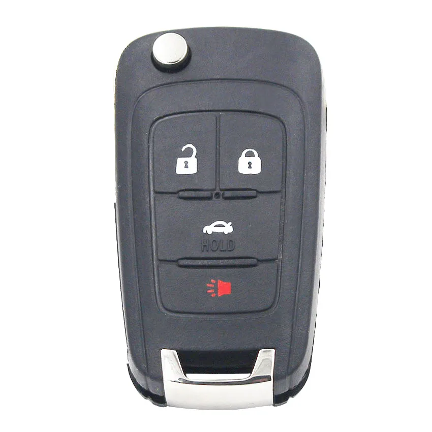 4/5 Кнопка Замена оболочки флип складной чехол для ключей Fob 3 + 1 кнопки Chevrolet Cruze