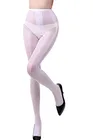 Женские колготки с открытой промежностью, прозрачные блестящие шелковые блестящие колготки