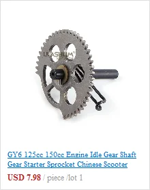Механизм запуска для GY6 125cc 150cc 152QMI 157QMJ ATV Go Kart& Scooter 20 зуб Скутер мопед ATV 152QMI 157QMJ Q
