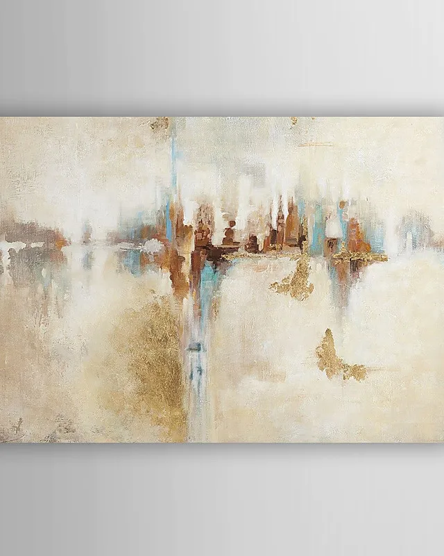 

Large Size Hand Painted Oil Painting On Canvas Gold Brown Scene Modern Home Decor Abstract Wall Art Picture For Living Room