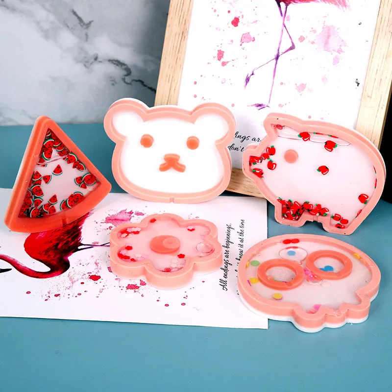 Медведь свинка искусственная шейкер форма для ювелирных изделий аксессуары