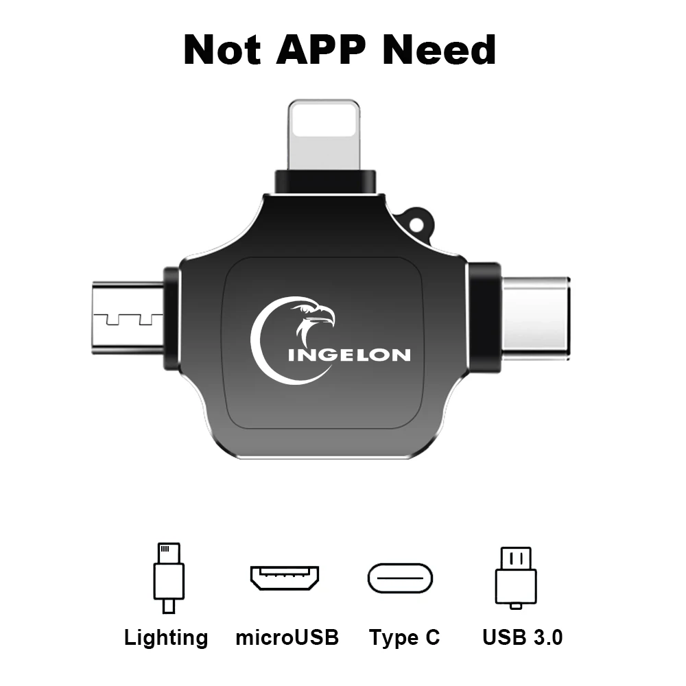 Ingelon USB гаджеты OTG адаптер Женский к micro для флешки чтения в android телефон ПК