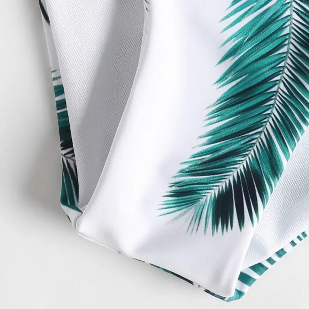 Женский купальник Леопардовый Гавайский принт пуш ап сексуальный бикини набор