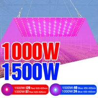led grow light full spectrum plant lamp uv panel phyto bulb for greenhouse flower seeds led hydroponic growth light 1000w 1500w