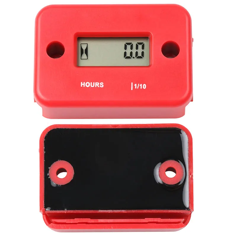 

Waterproof Digital Hour Meter LCD Display Portable Engine Gauge Hour Meter For Motorcycle/Boat Engines Counter Hour Meter